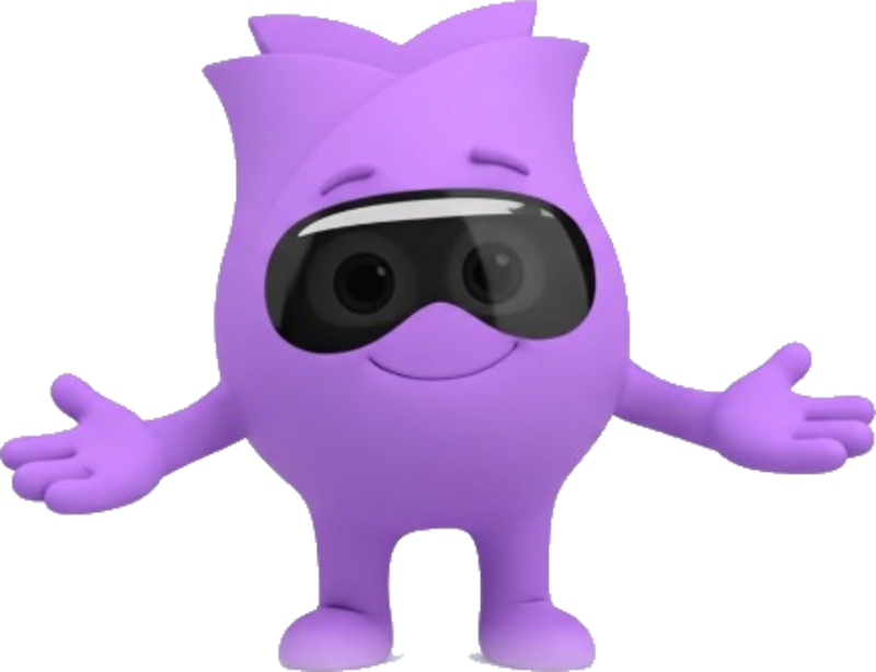 Lily, the Avatar Fresh AI agent mascot, with open arms